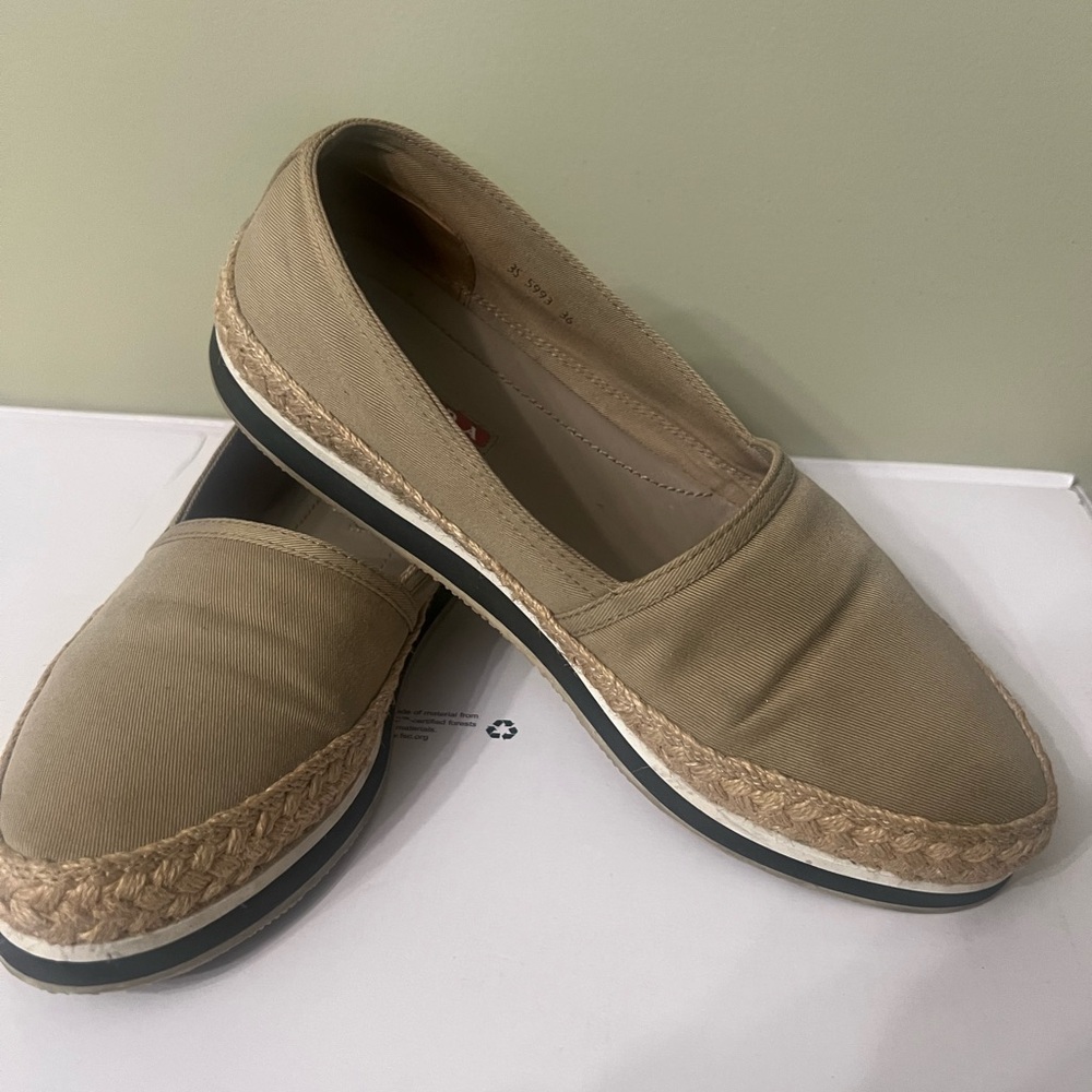 Prada Women's Tan Espadrilles